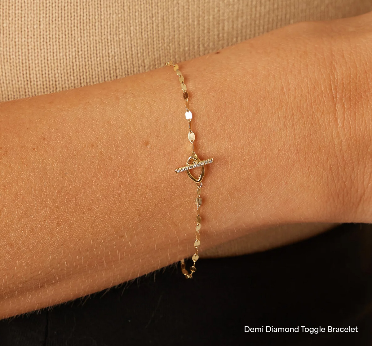 Demi Diamond Toggle Bracelet