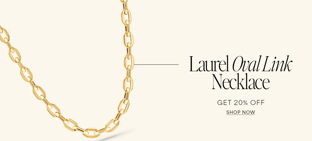 Laurel Oval Link Necklace
