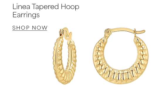 Linea Tapered Hoop Earrings
