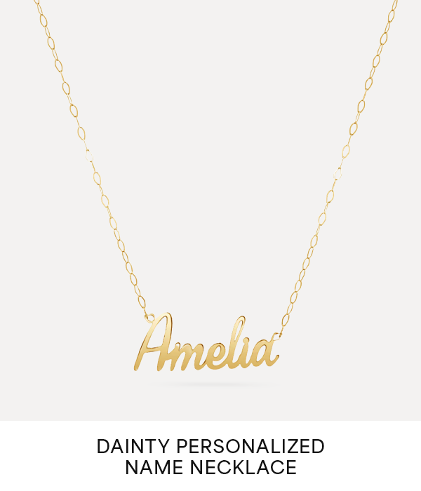 Dainty Personalized Name Necklace