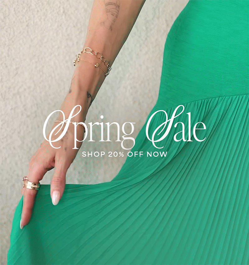 Spring Sale: 20% Off Your Favorites