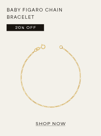 Baby Figaro Chain Bracelet