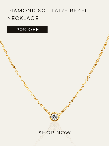 Diamond Solitaire Bezel Necklace