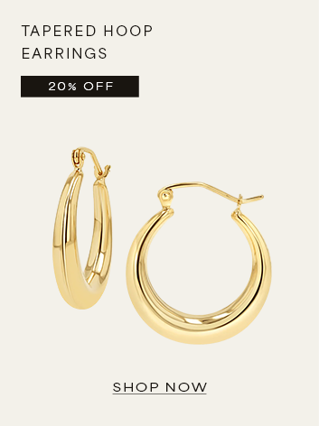 Tapered Hoop Earrings