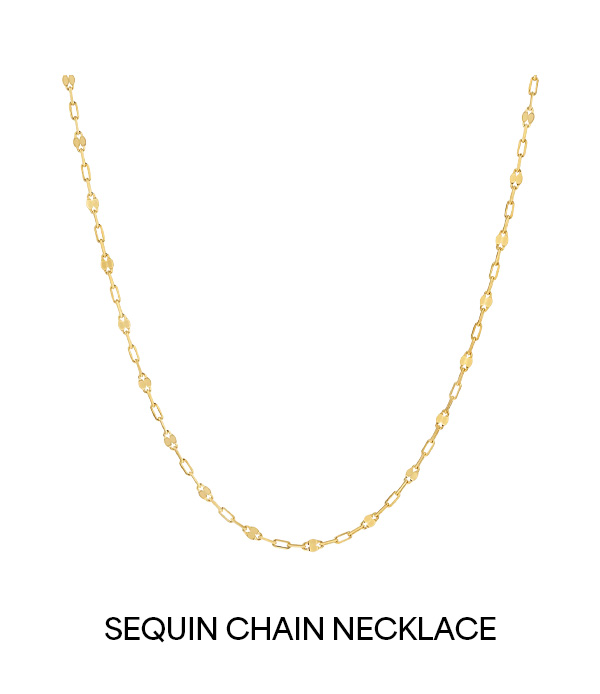 Sequin Chain Necklace