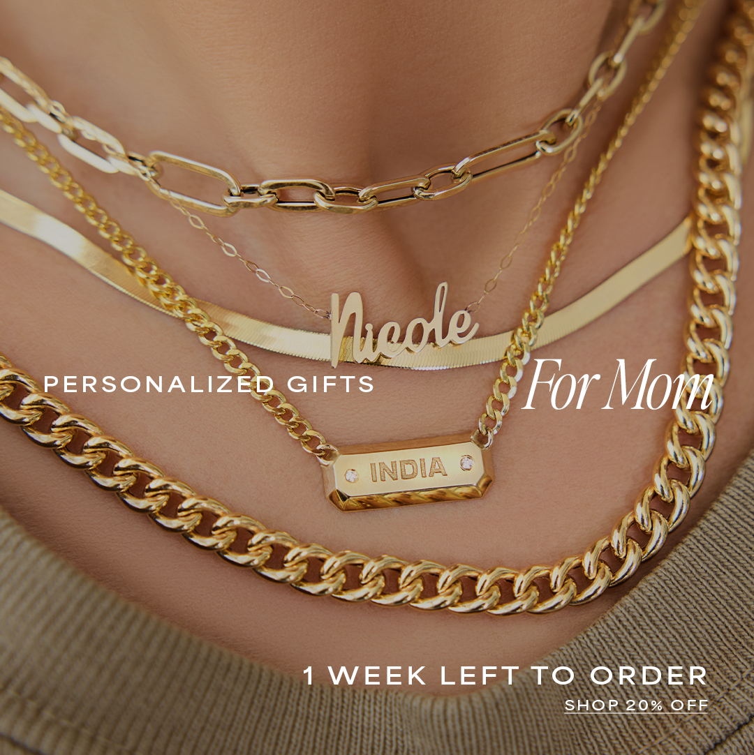 1 Week Left for Personalized Pieces 