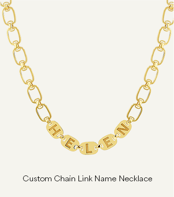 Custom Chain Link Name Necklace