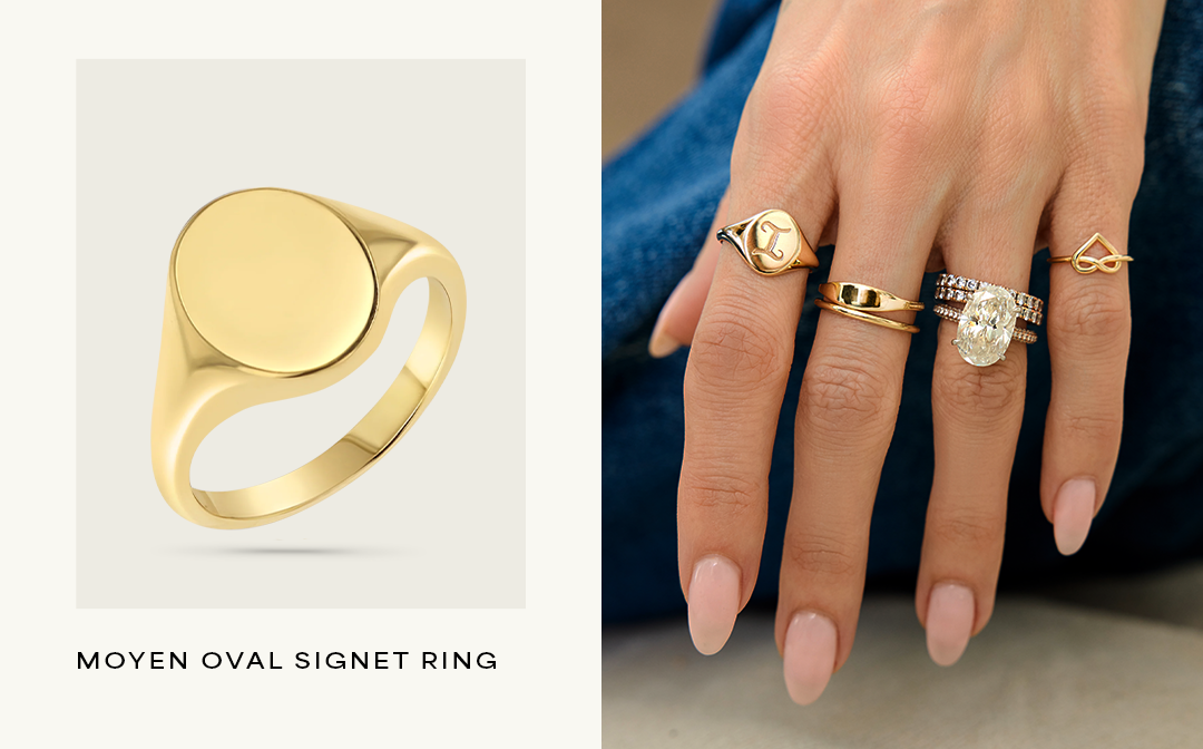 Moyen Oval Signet Ring