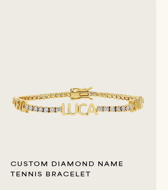 Custom Diamond Name Tennis Bracelet