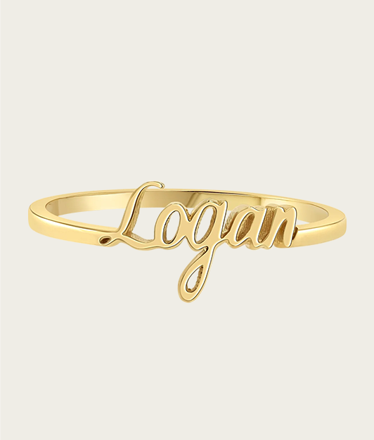 Custom Name Ring