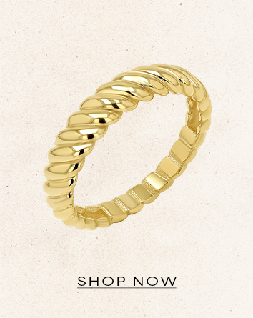 Wide Twist Ring