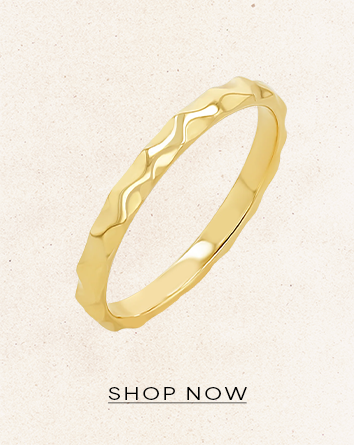Hammered Stacking Band