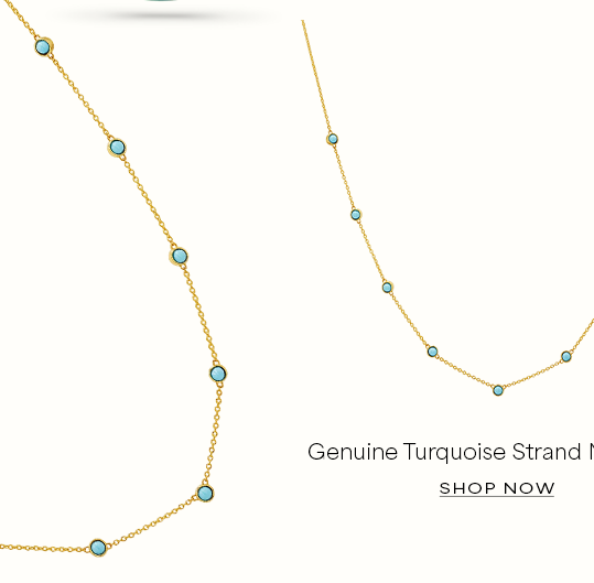Genuine Turquoise Strand Necklace