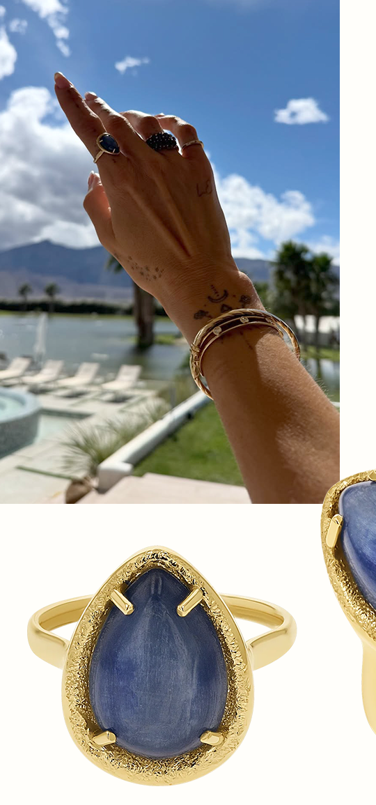 Kyanite Stone Ring