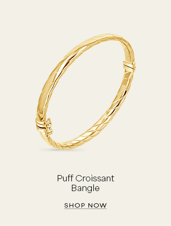 Puff Croissant Bangle