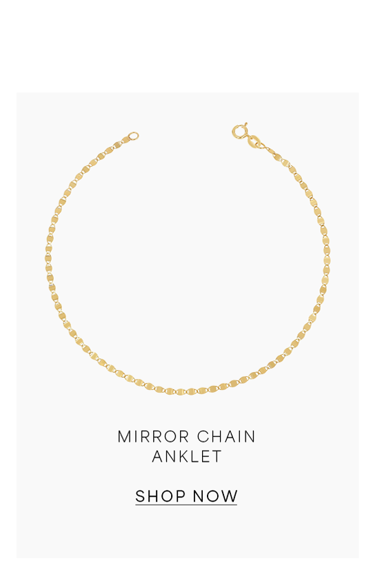 Mirror Chain Anklet