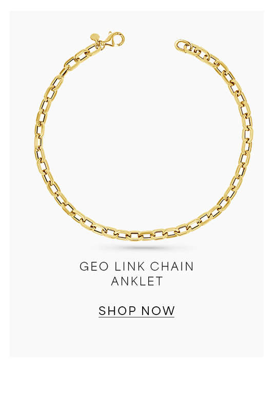 Geo Link Chain Anklet