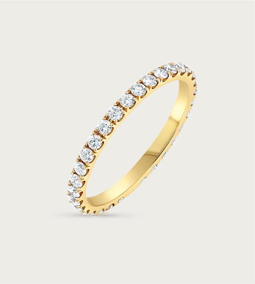 U Pave Diamond Eternity Band