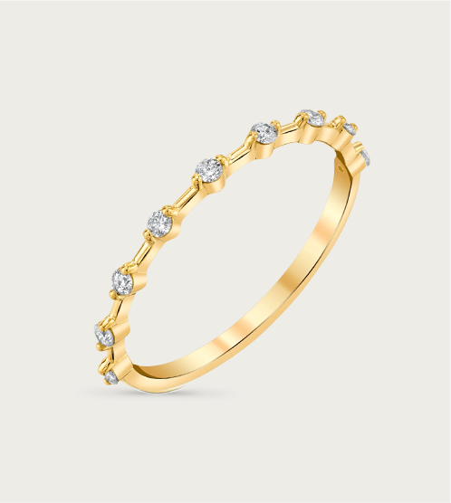 Floating Diamonds Ring