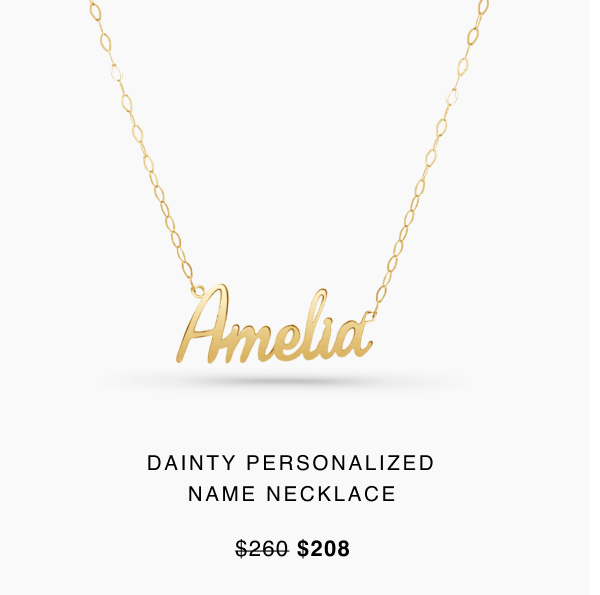 Dainty Personalized Name Necklace