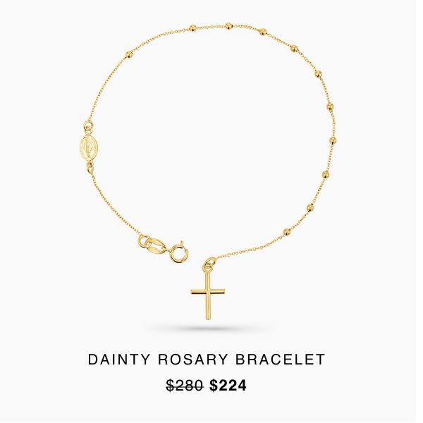 Dainty Rosary Bracelet