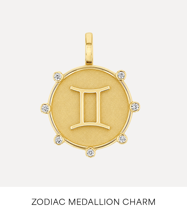 Zodiac Medallion Charm