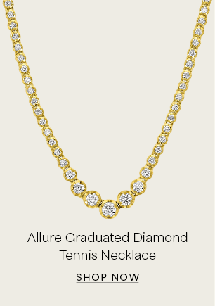 Allure Graduated Diamond Tennis Necklace