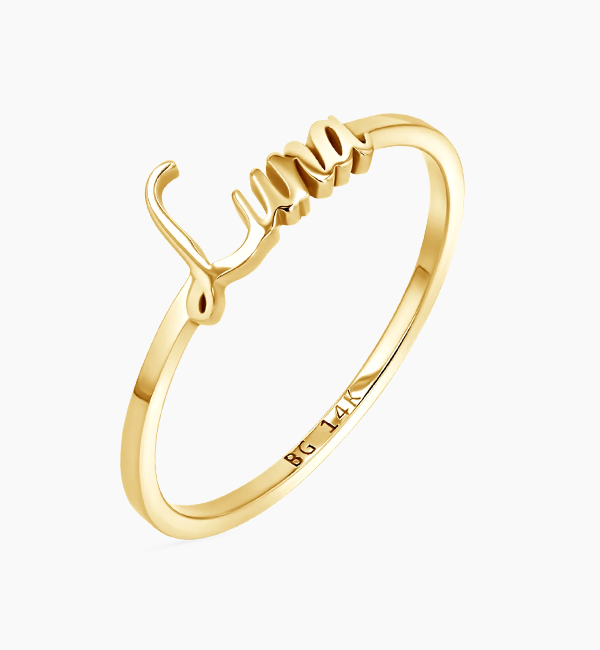 Custom Name Ring