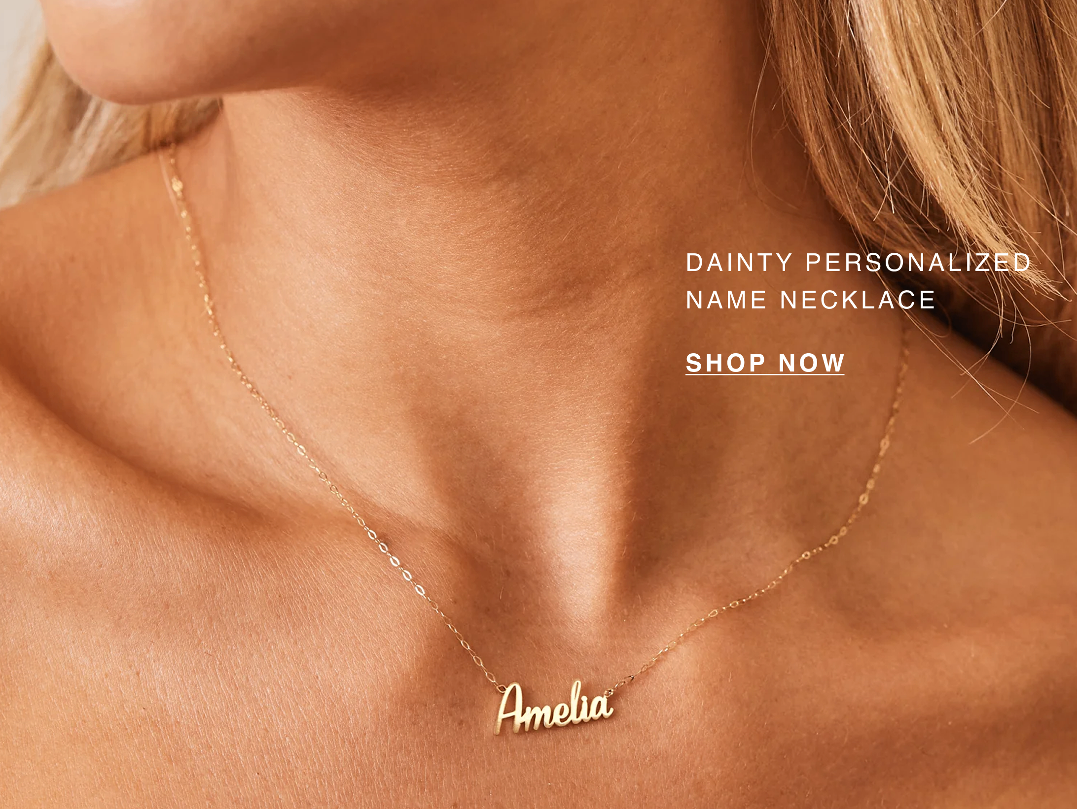 Dainty Personalized Name Necklace