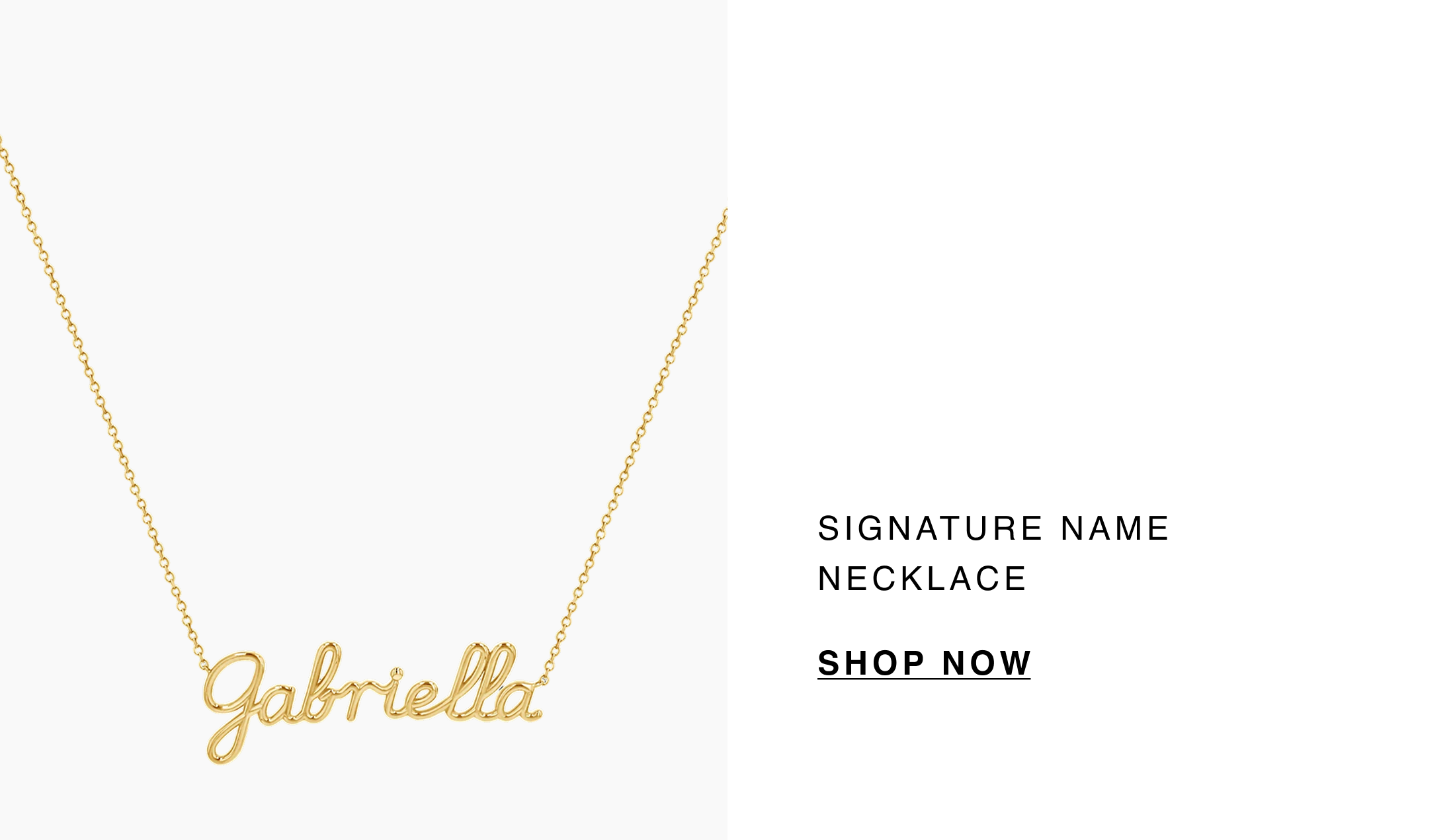Signature Name Necklace
