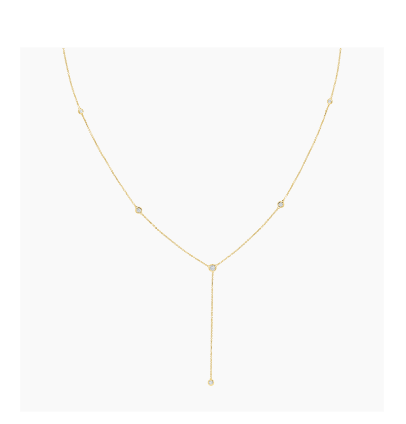Diamond Lariat Necklace