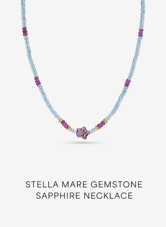 Stella Mare Gemstone Sapphire Necklace