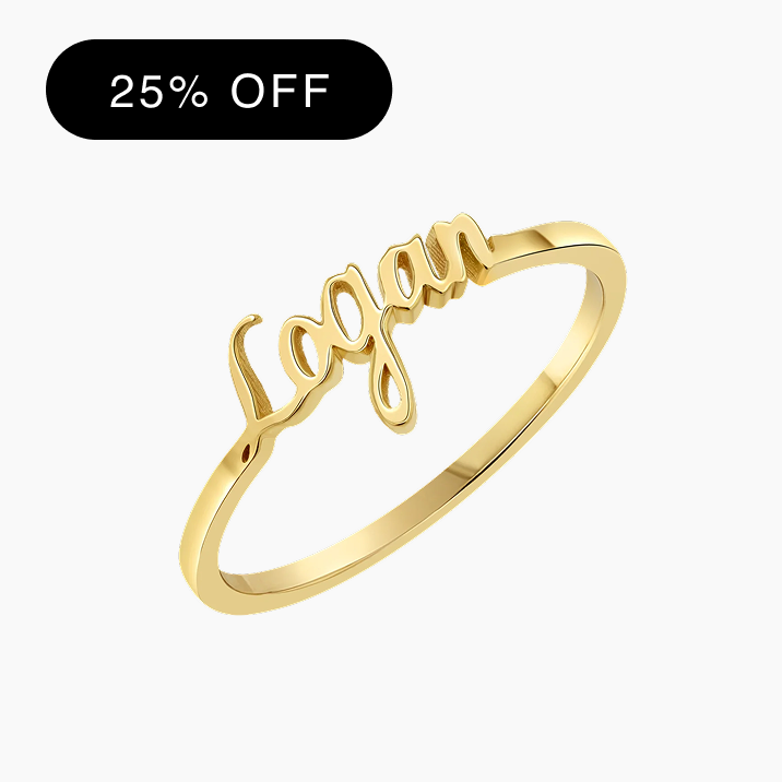 Custom Name Ring