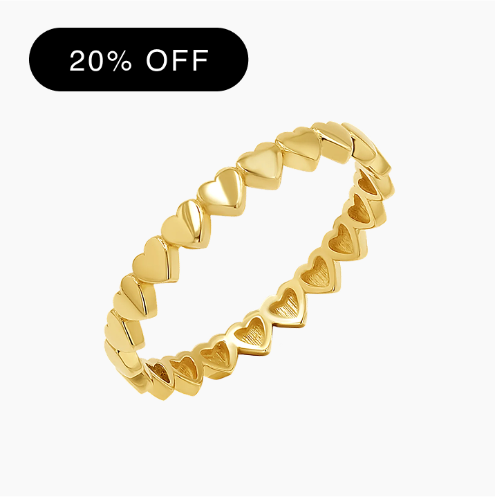 Heart Eternity Ring