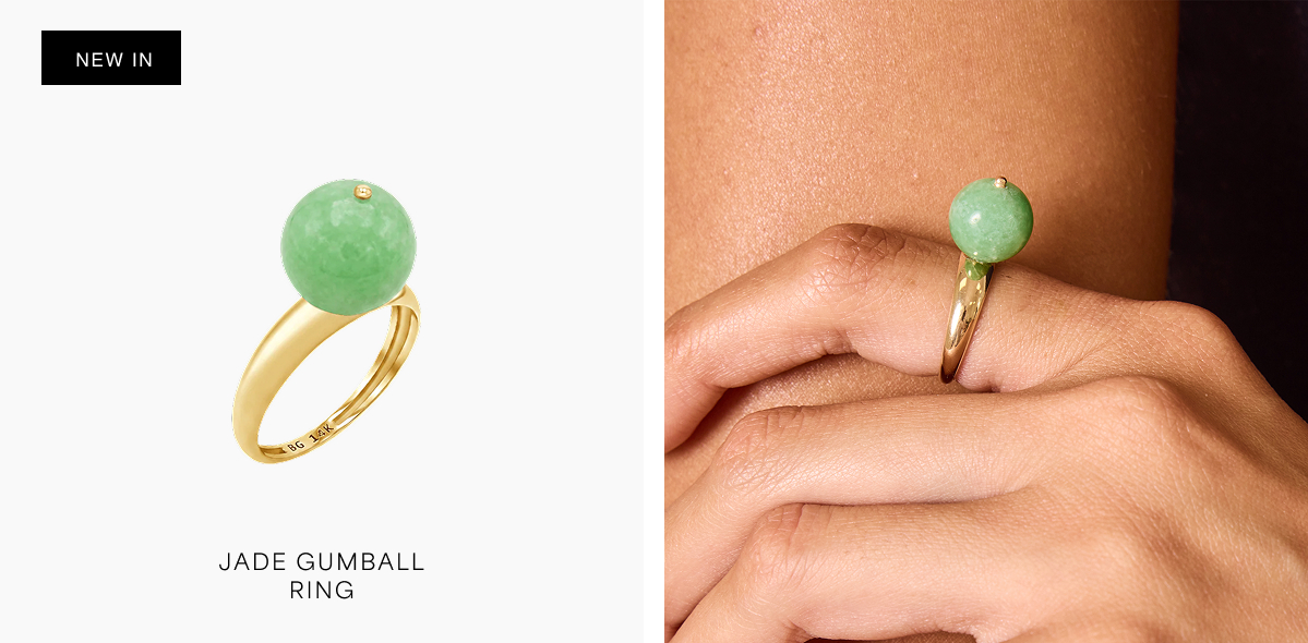 Jade Gumball Ring