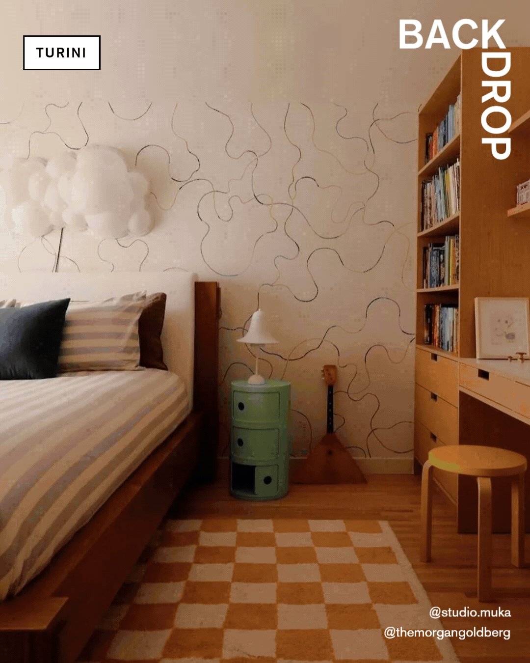 REAL PAINT AND WALLPAPER IN REAL SPACES IN THE BACKDROP GALLERY