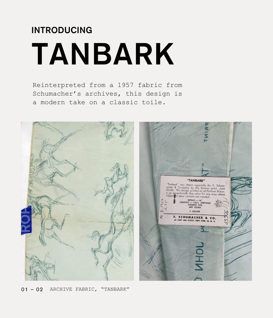 TANBARK, a new wallpaper from BACKDROP's archival collection