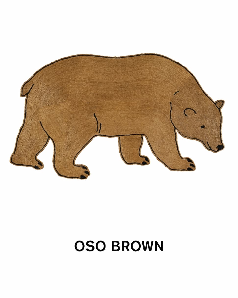 OSO BROWN BEAR RUG