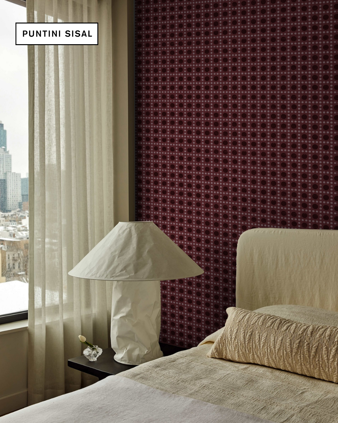 PUNTINI SISAL in Plum
