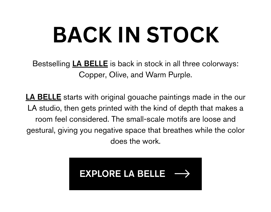 DISCOVER LA BELLE