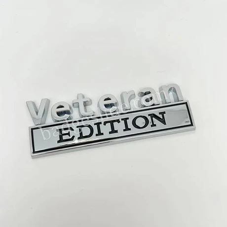 Veteran Edition Metal Emblem Fender Badge