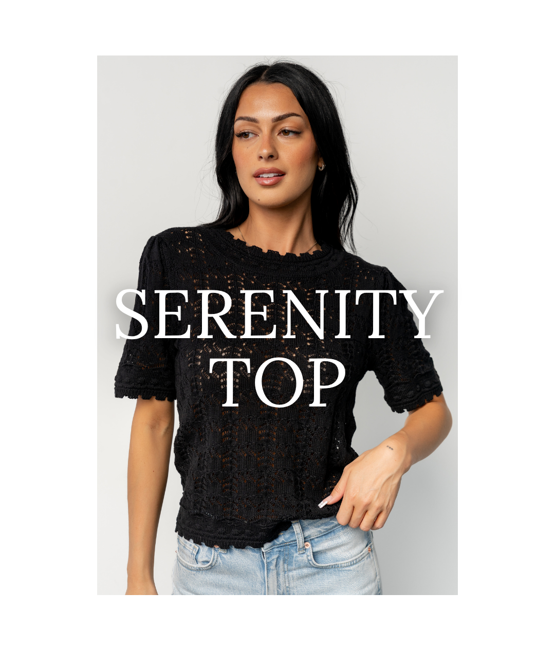 The Serenity Top is the perfect staple piece!