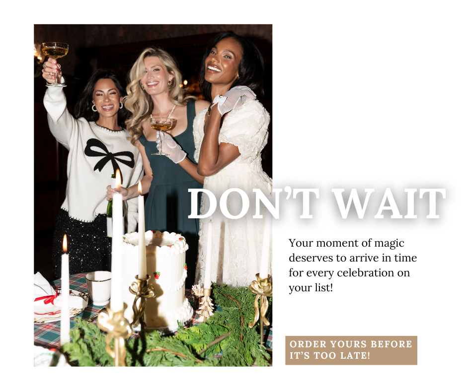 DON'T WAIT! order your outfits before it's too late!