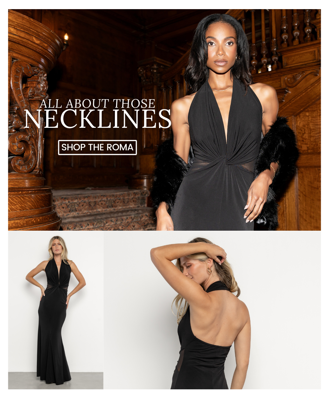 All about those necklines- Shop the Roma