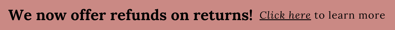 New Return Policy!