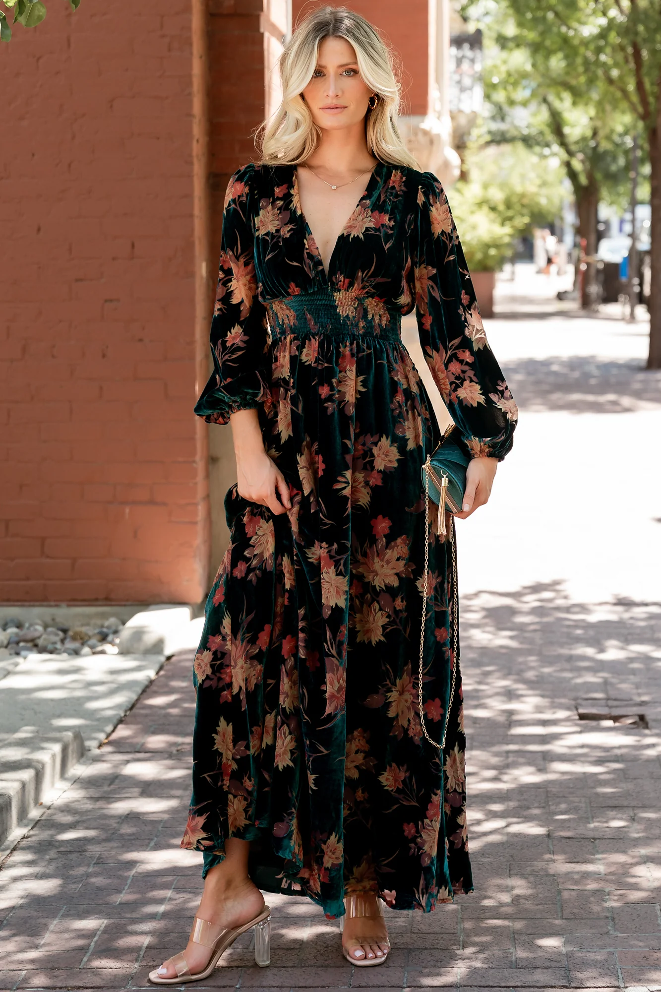 Image of Elina Maxi Dress | Jade Multi Floral