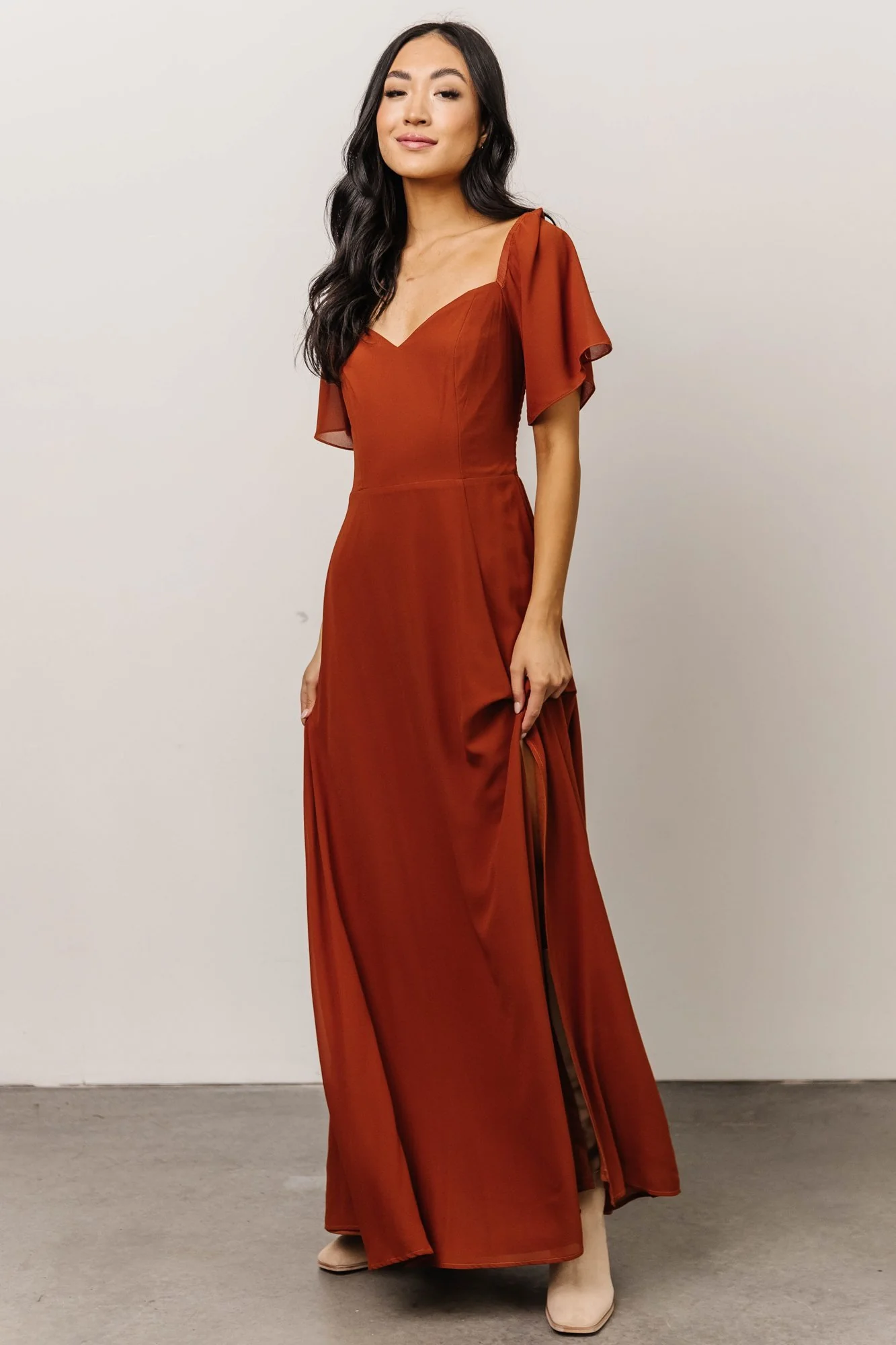 Image of Sierra Sweetheart Maxi Dress | Spice