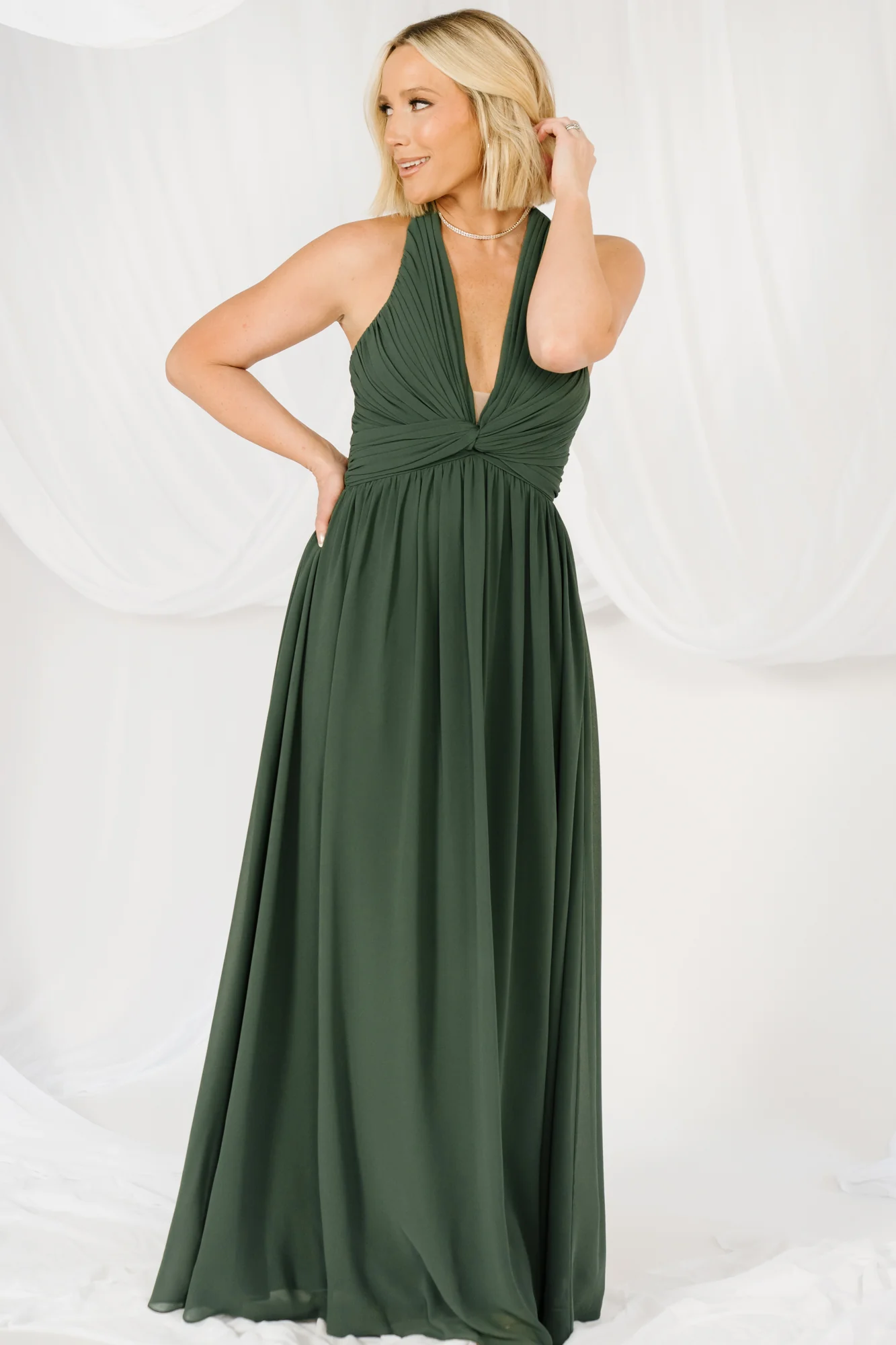 Image of Larissa Halter Maxi Dress | Cypress