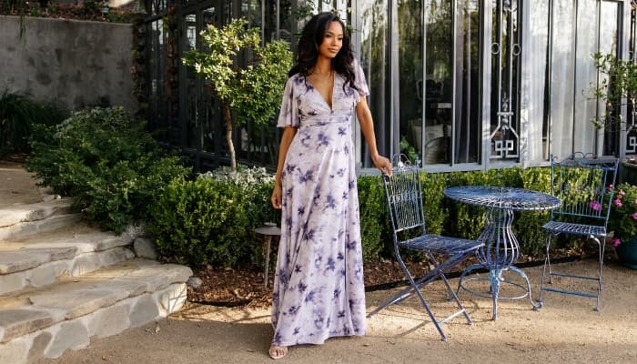 Arianne Mesh Maxi Dress