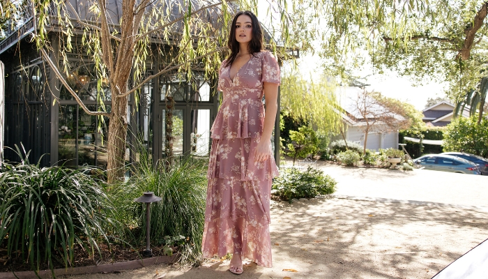 Montaigne Ruffle Maxi Dress